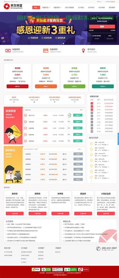 独家揭秘，P2P理财网站源码解析，打造安全稳健投资平台的秘诀！